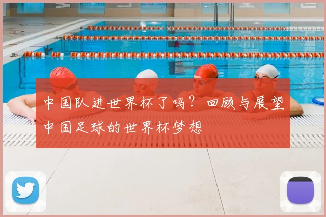 中国队进世界杯了吗？回顾与展望中国足球的世界杯梦想