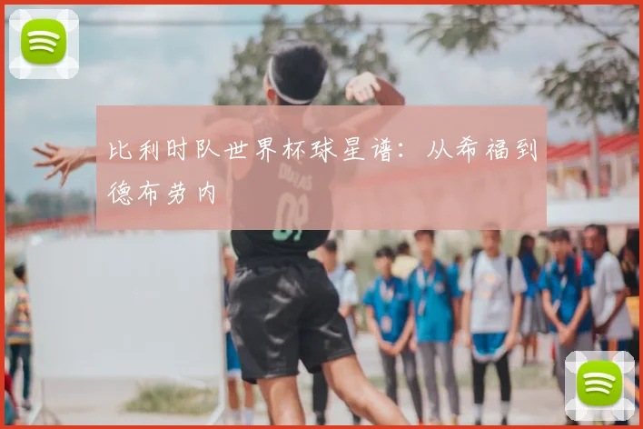 比利时队世界杯球星谱：从希福到德布劳内